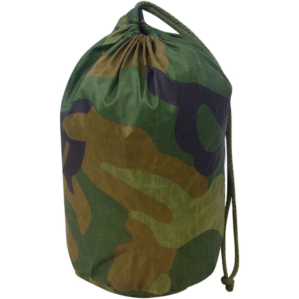 vidaXL Camouflagenät med förvaringsväska 1,5x10 m