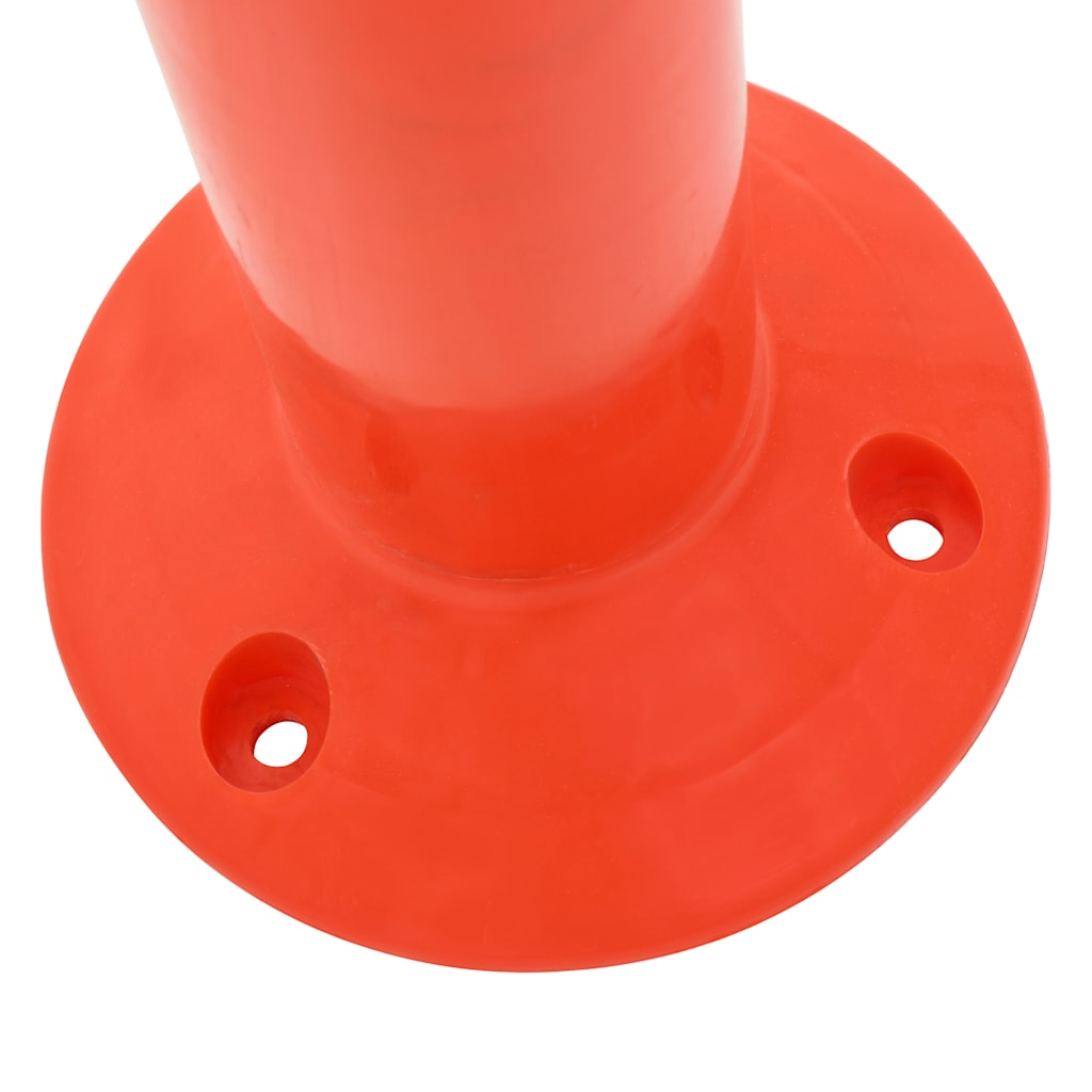 vidaXL Trafikpollare 5 st plast 75 cm