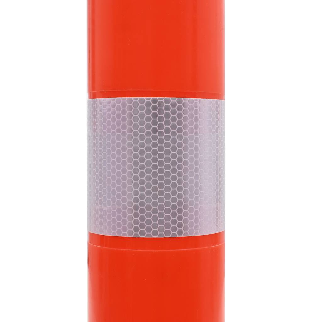 vidaXL Trafikpollare 5 st plast 75 cm