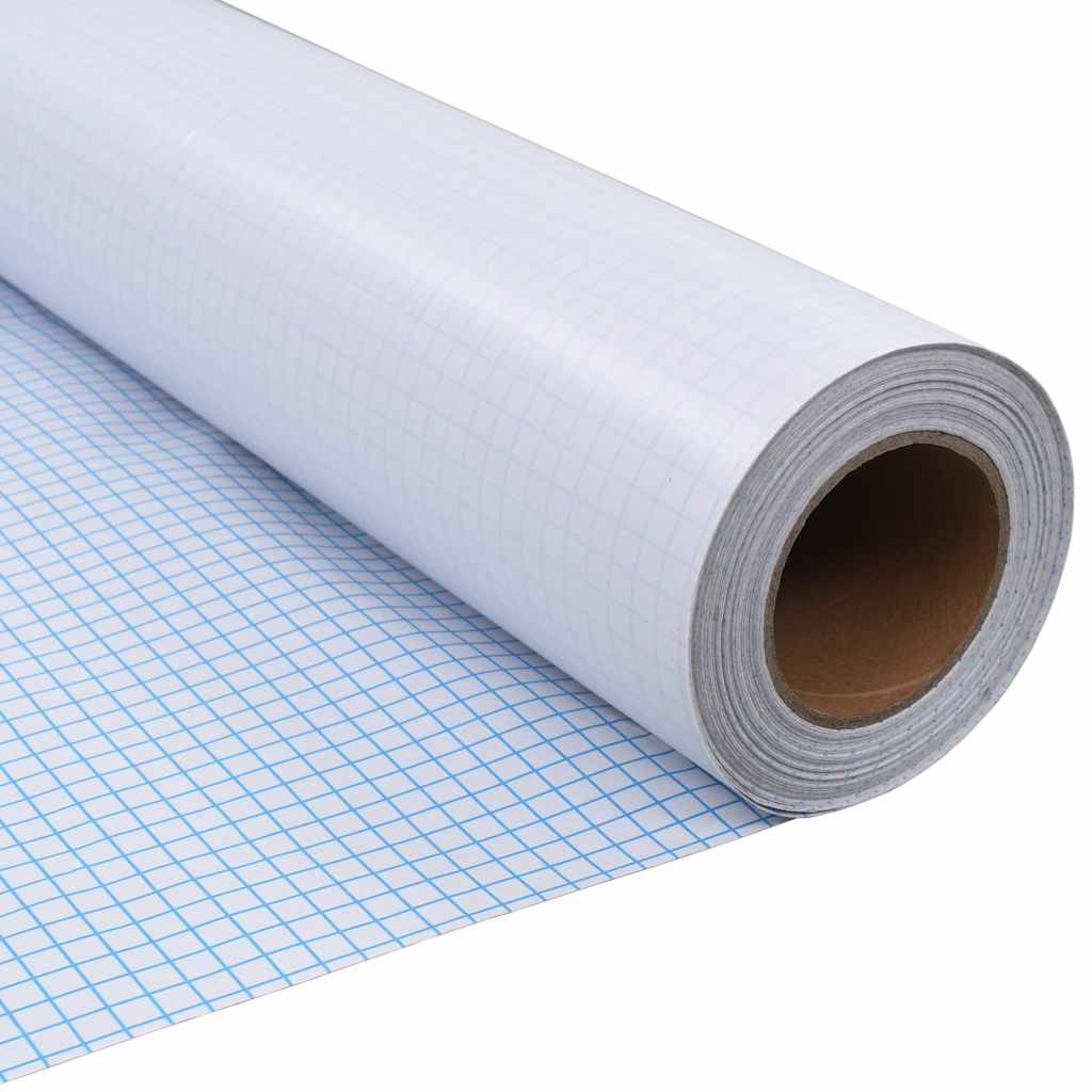 vidaXL Fönsterfilm frostad grå 0,9x50 m PVC