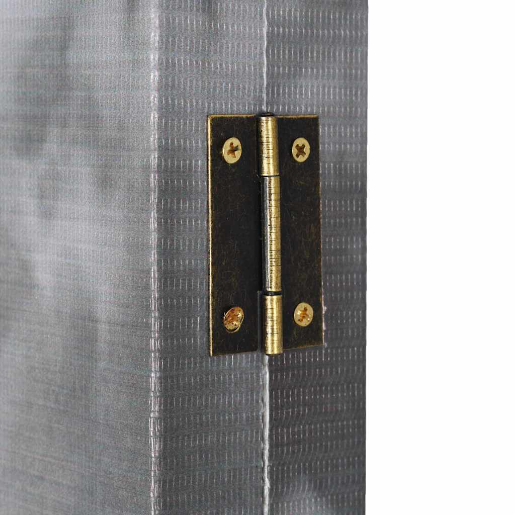 vidaXL Vikbar rumsavdelare Londonbuss 228x170 cm svart/vit