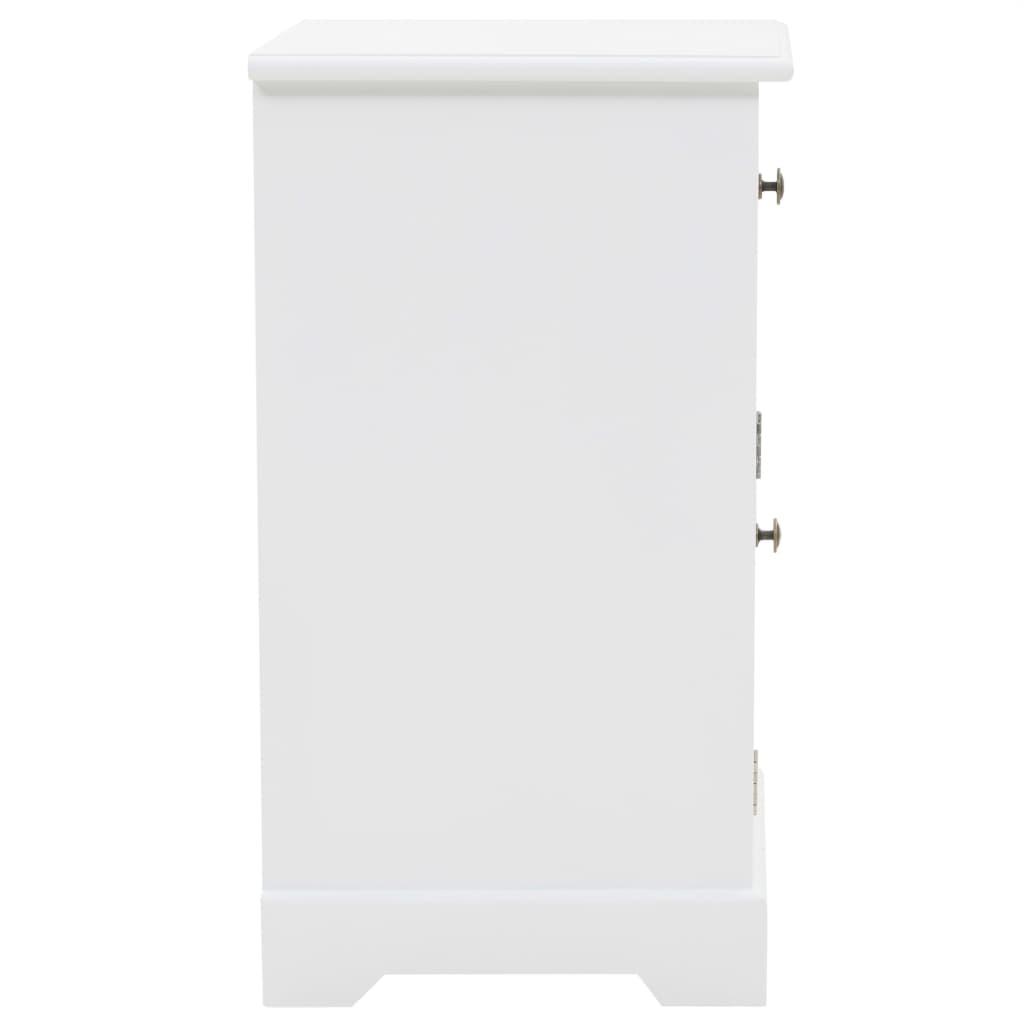 vidaXL Nattduksbord furu 35x32x59 cm