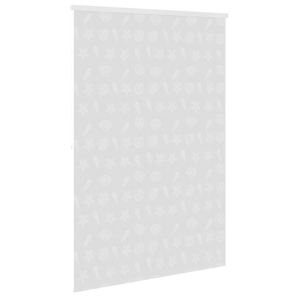 vidaXL Rullgardin för dusch 160x240 cm sjöstjärna