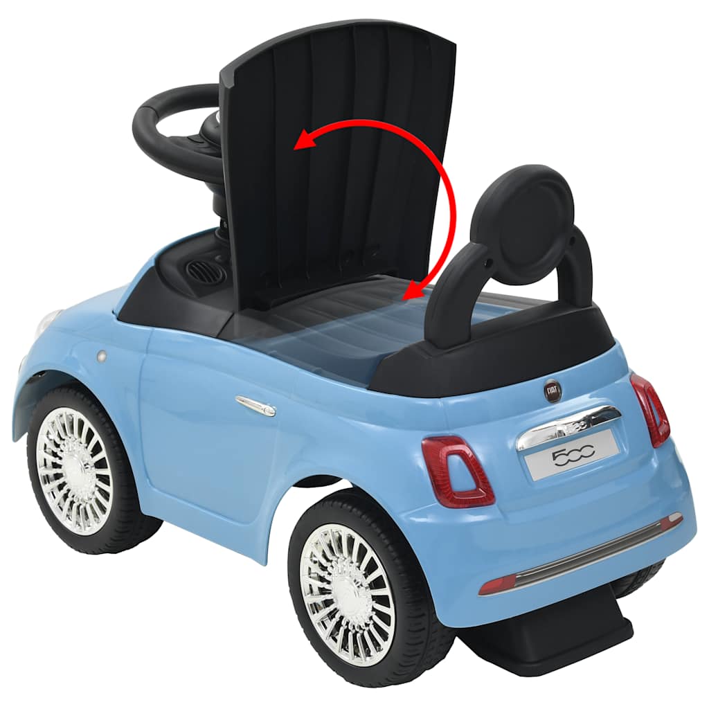 vidaXL Åkbil Fiat 500 blå