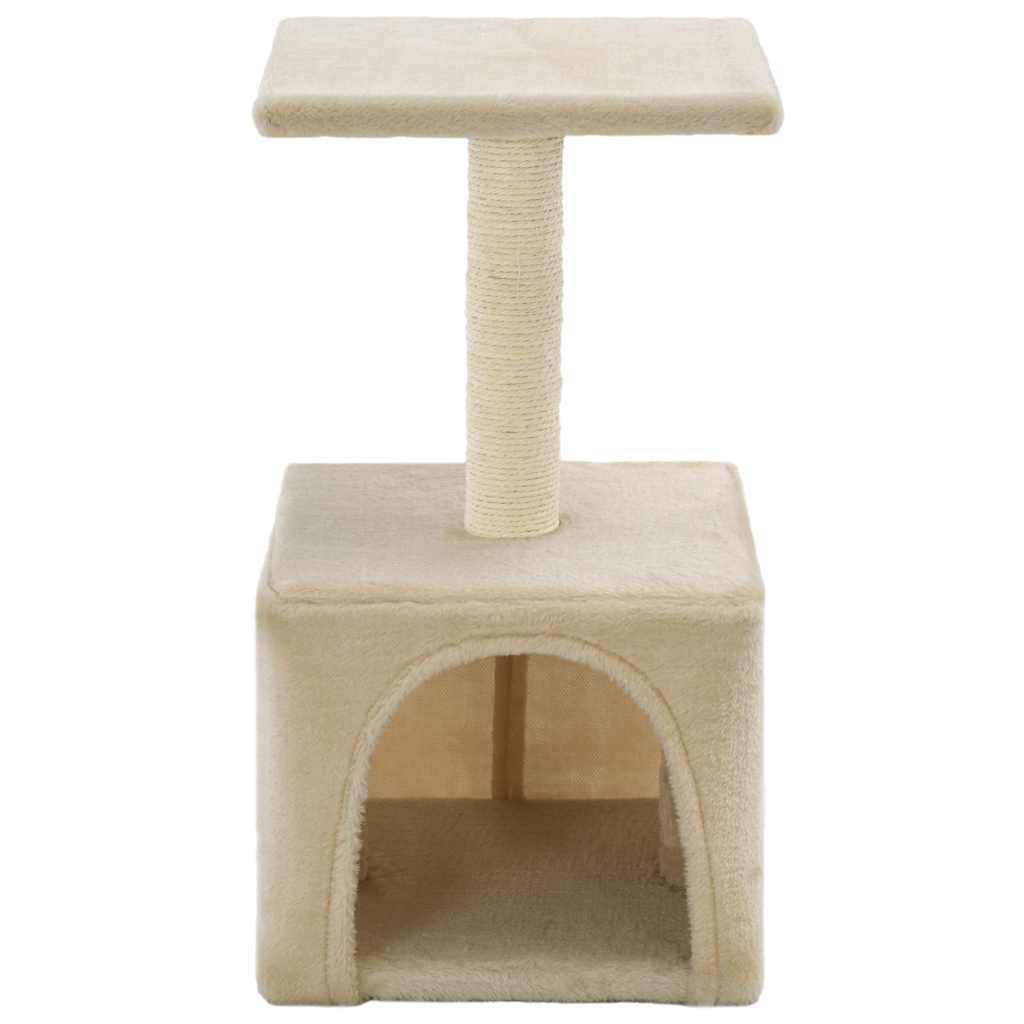 vidaXL Klösträd med sisalpelare 55 cm beige
