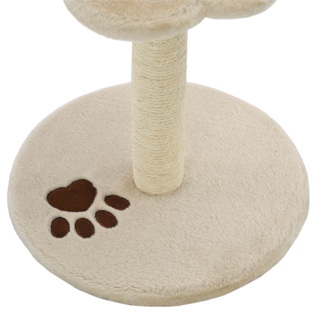 vidaXL Klösträd med sisalpelare 40 cm beige och brun