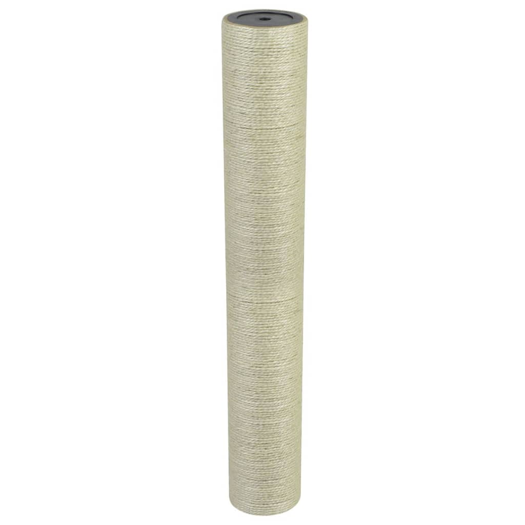 vidaXL Klöspelare för katt 8x55 cm 8 mm beige