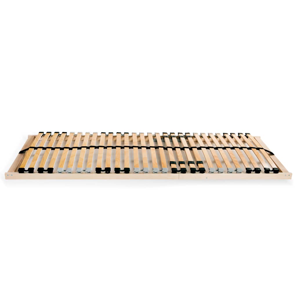 vidaXL Ribbotten utan madrass med 28 ribbor 7 zoner 80x200 cm