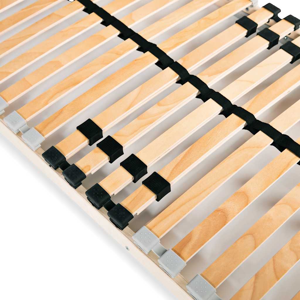 vidaXL Ribbotten utan madrass med 28 ribbor 7 zoner 80x200 cm