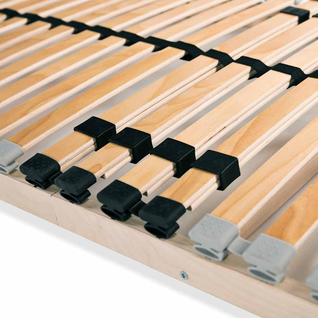 vidaXL Ribbotten utan madrass med 28 ribbor 7 zoner 80x200 cm