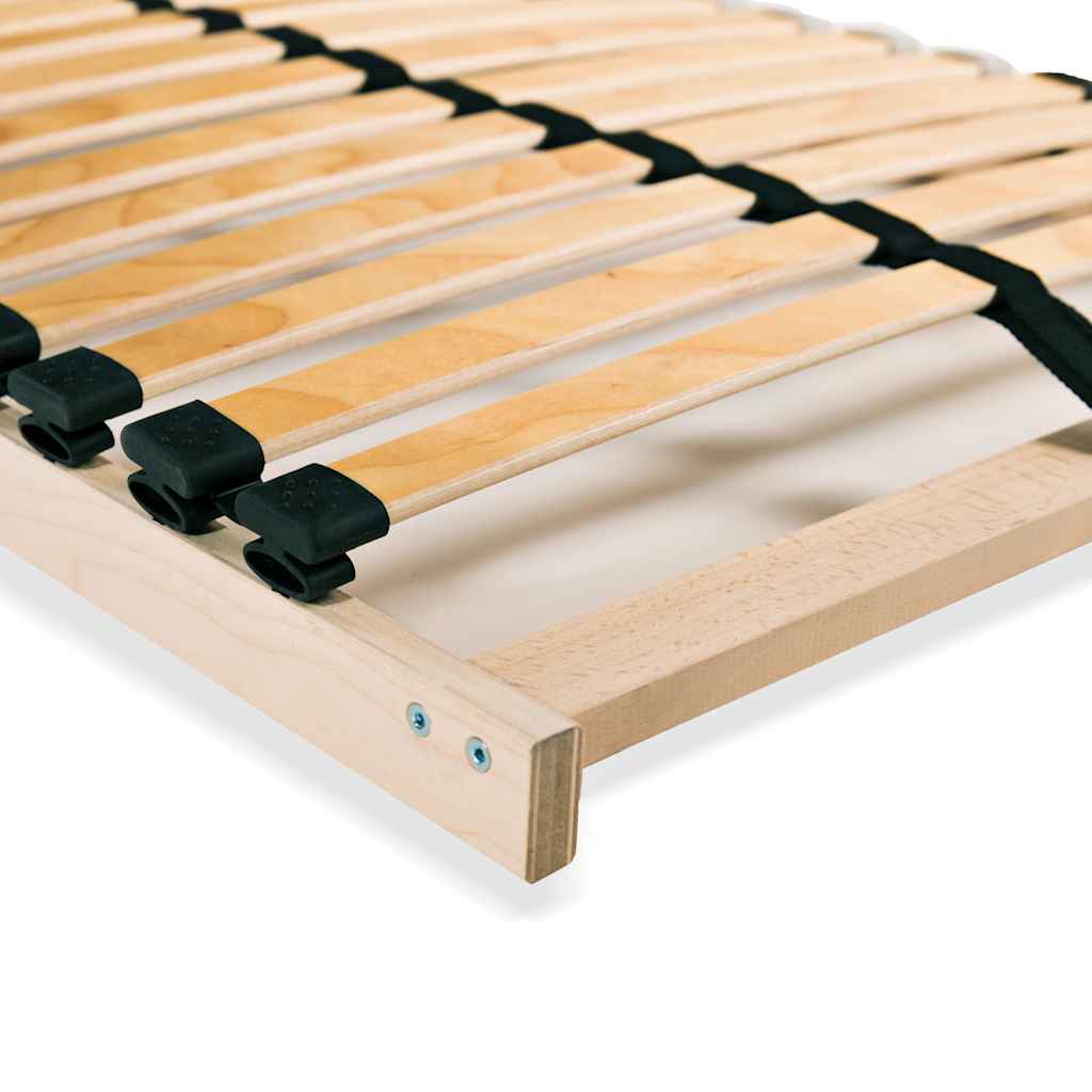 vidaXL Ribbotten utan madrass med 28 ribbor 7 zoner 80x200 cm
