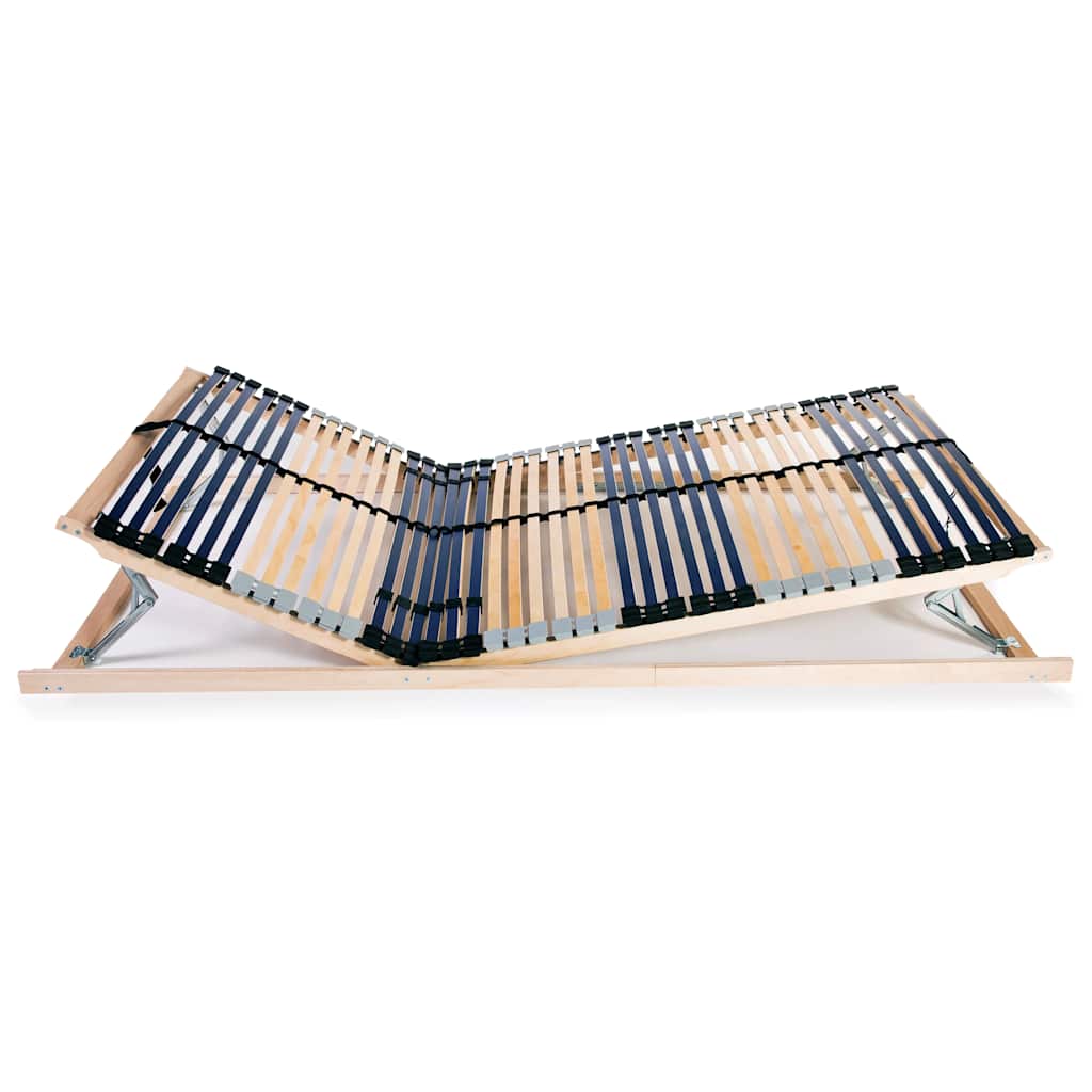 vidaXL Ribbotten utan madrass med 42 ribbor 7 zoner 120x200 cm