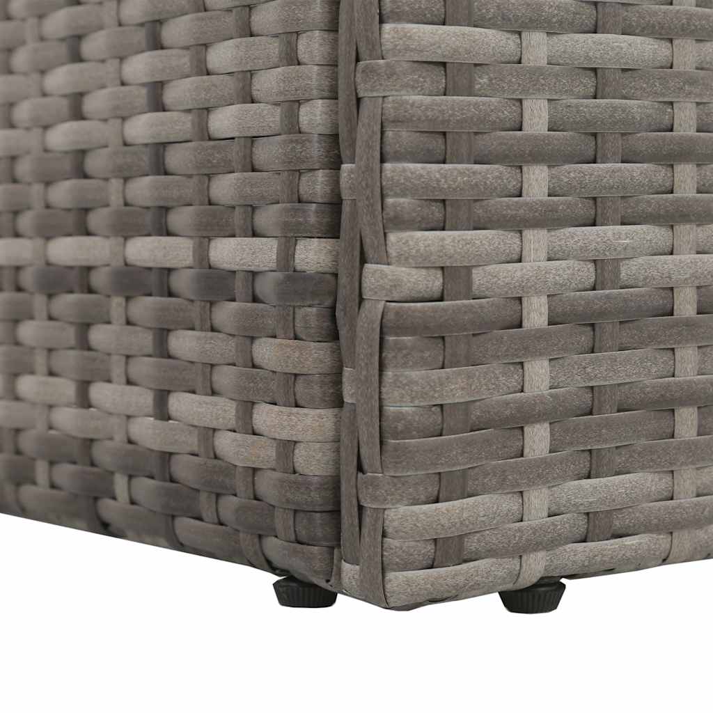 vidaXL Solsäng 195x60 cm konstrotting grå