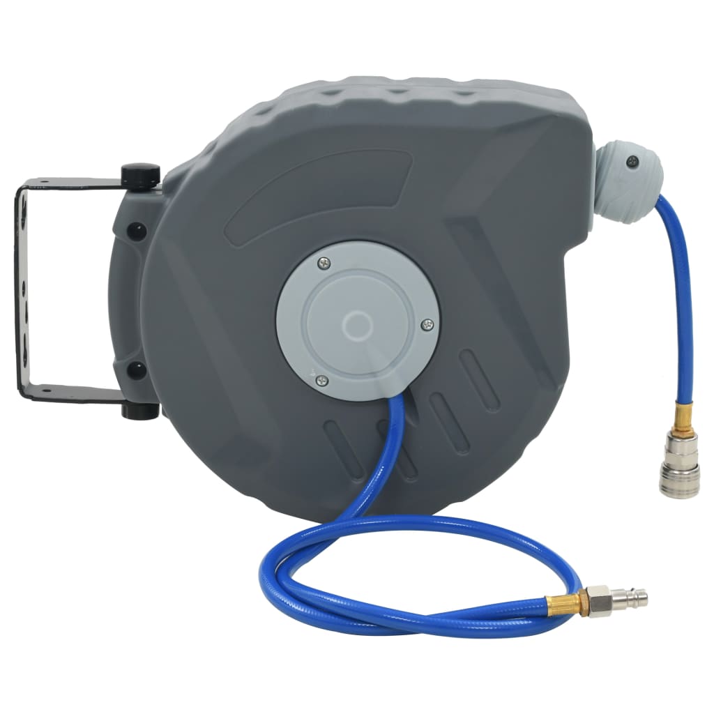 vidaXL Automatisk luftslangvinda 1/4" 12 m