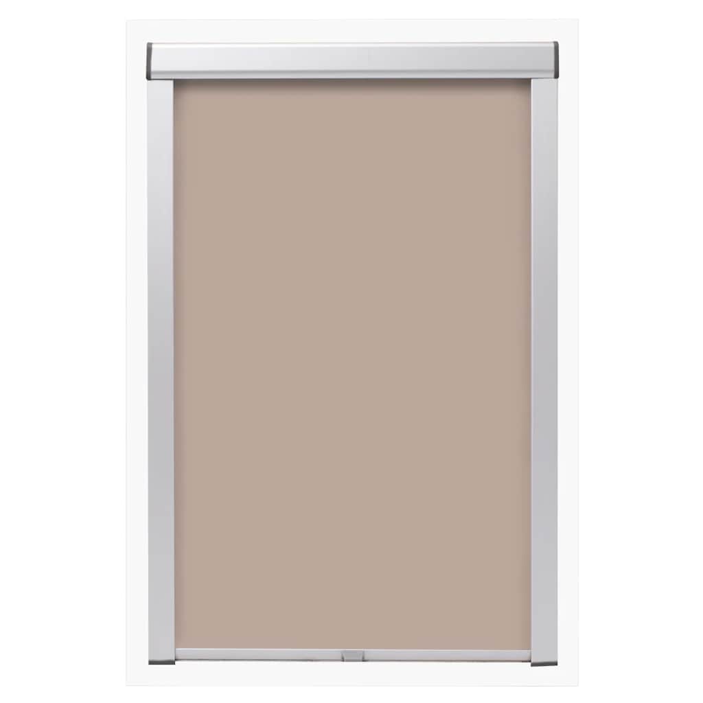 vidaXL Mörkläggande rullgardin beige MK08 GGL och GGU