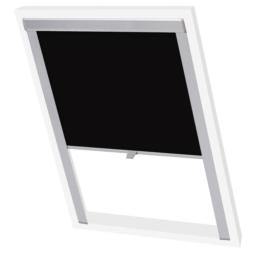 vidaXL Mörkläggande rullgardin svart MK04 GGL och GGU