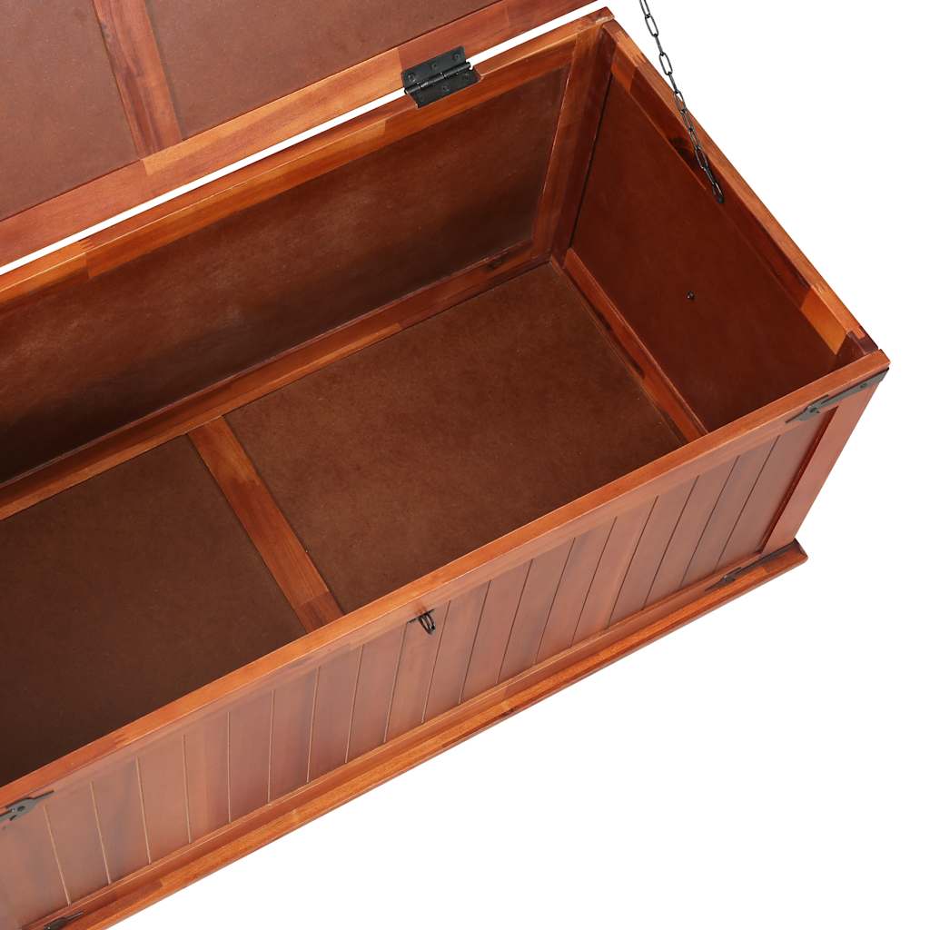 vidaXL Förvaringskista 79x34x32 cm massivt akaciaträ