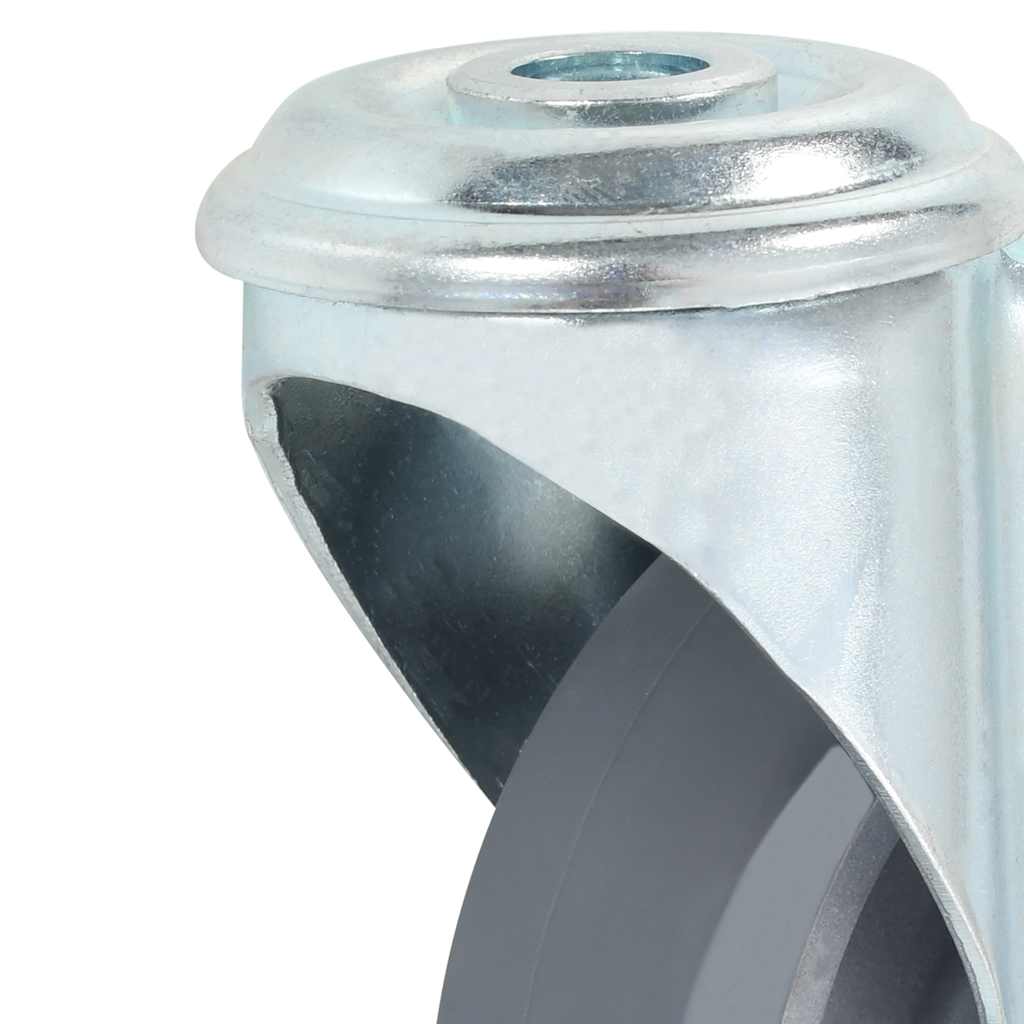 vidaXL Länkhjul med bulthål 4 st 100 mm