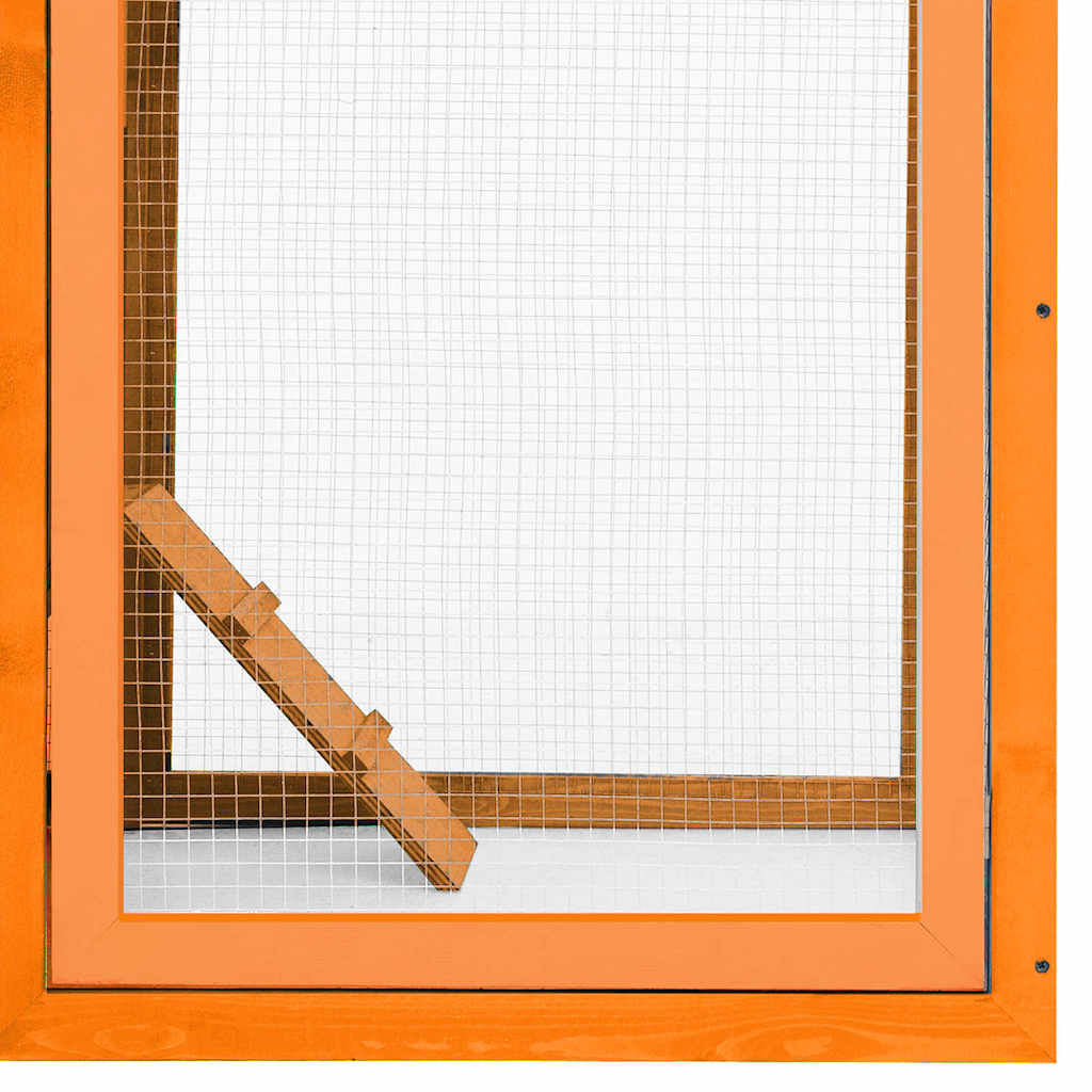 vidaXL Hönshus massiv furu och granträ 170x81x110 cm