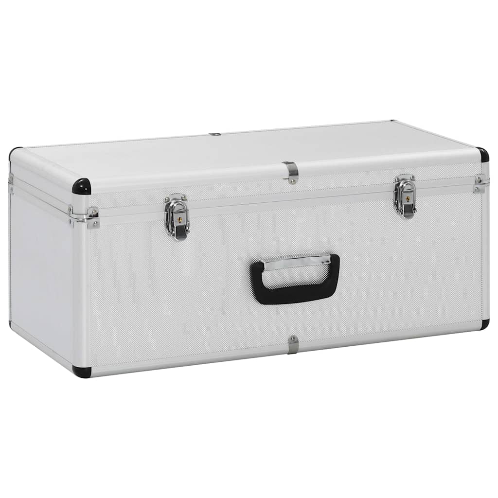 vidaXL Förvaringsväskor 3 st silver aluminium