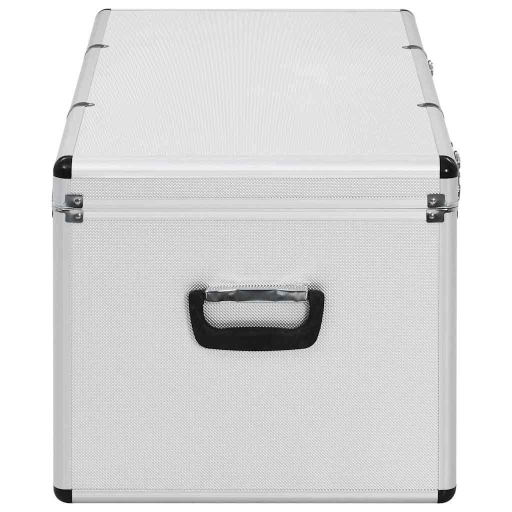 vidaXL Förvaringsväskor 3 st silver aluminium