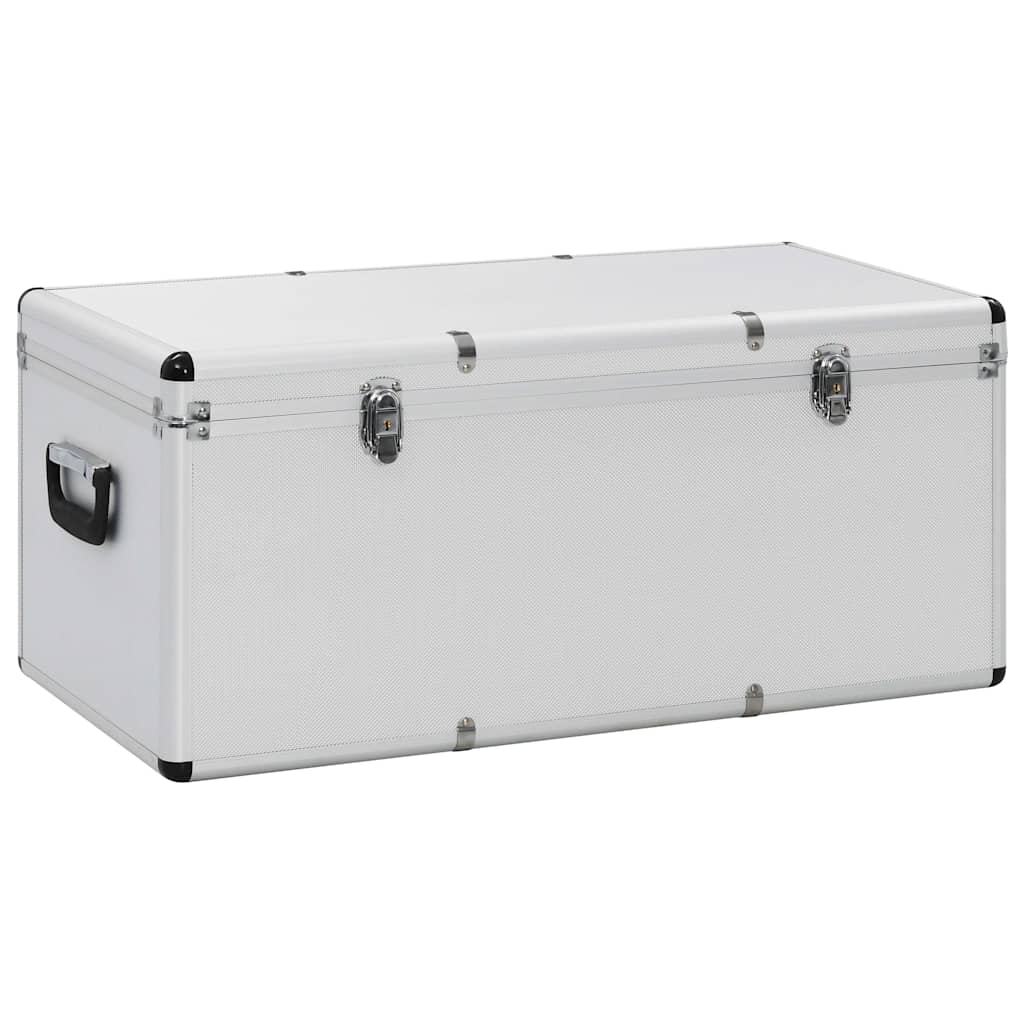vidaXL Förvaringsväskor 3 st silver aluminium