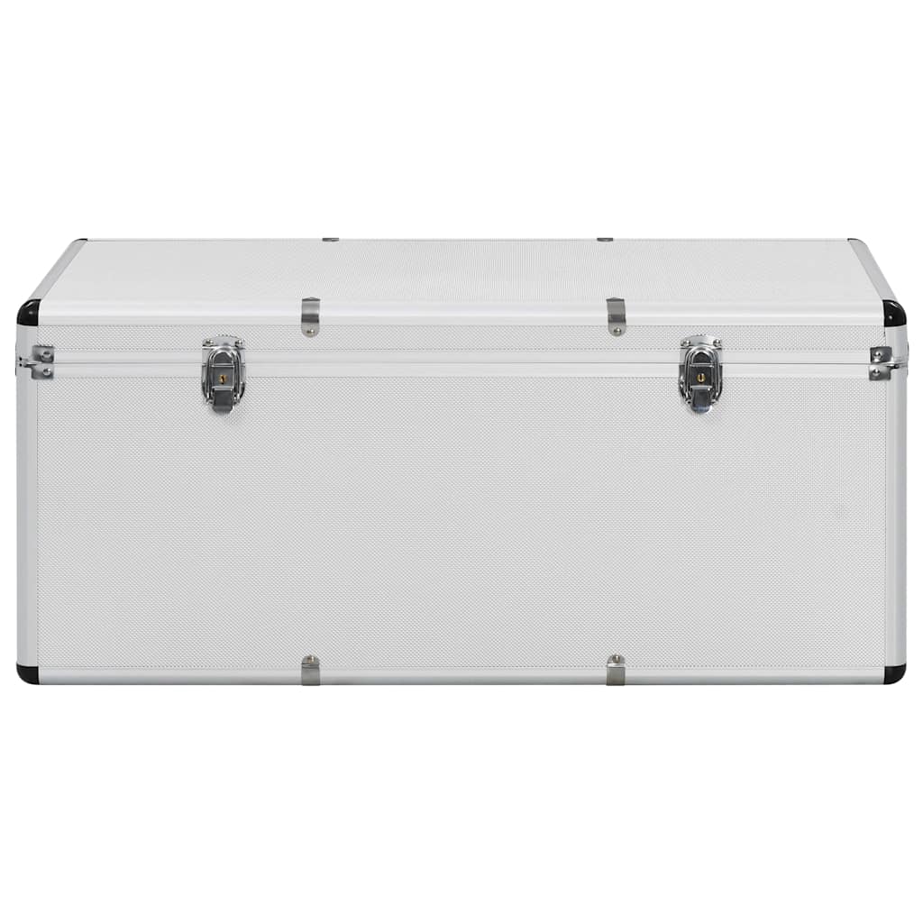 vidaXL Förvaringsväskor 3 st silver aluminium