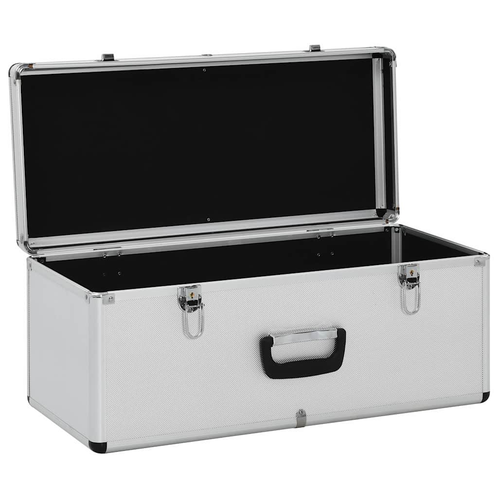vidaXL Förvaringsväskor 3 st silver aluminium