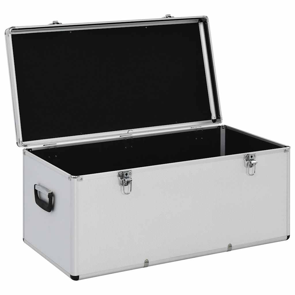 vidaXL Förvaringsväskor 3 st silver aluminium