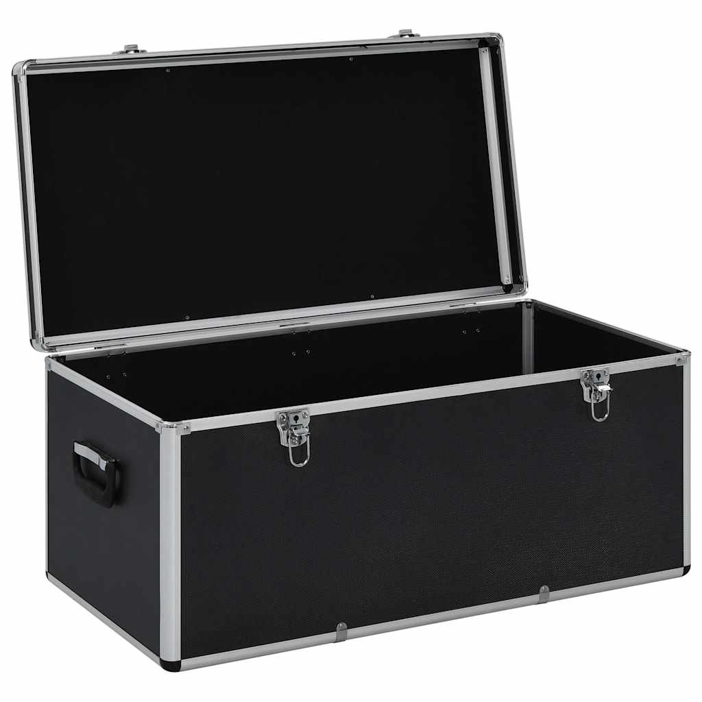 vidaXL Förvaringsväskor 3 st svart aluminium