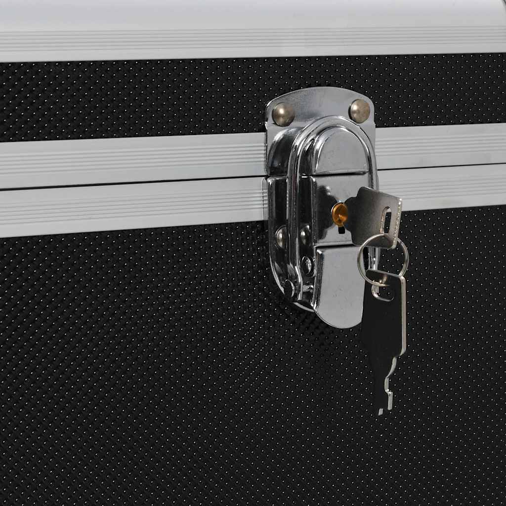 vidaXL Förvaringsväskor 3 st svart aluminium