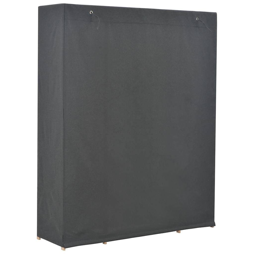 vidaXL Garderob grå 135x40x170 cm tyg
