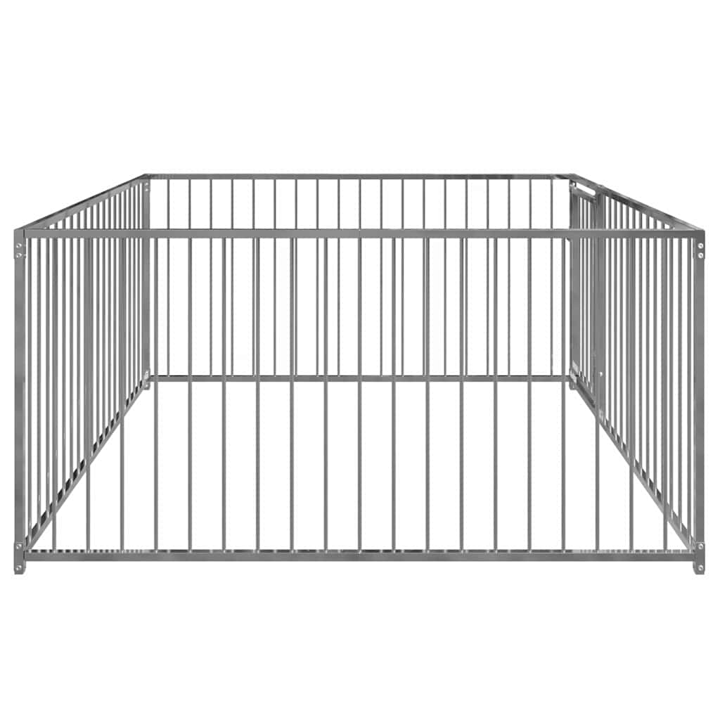 vidaXL Hundgård för utomhusbruk 200x200x100 cm