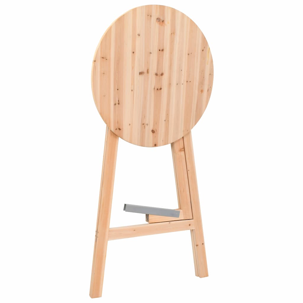 vidaXL Hopfällbart barbord 78 cm granträ