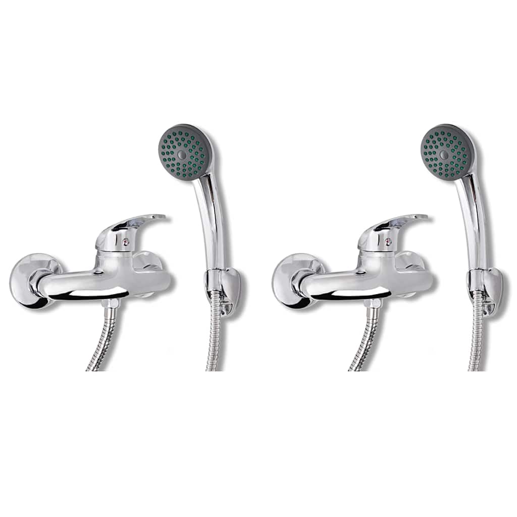 vidaXL Duschblandare 2 st