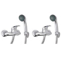 vidaXL Duschblandare 2 st