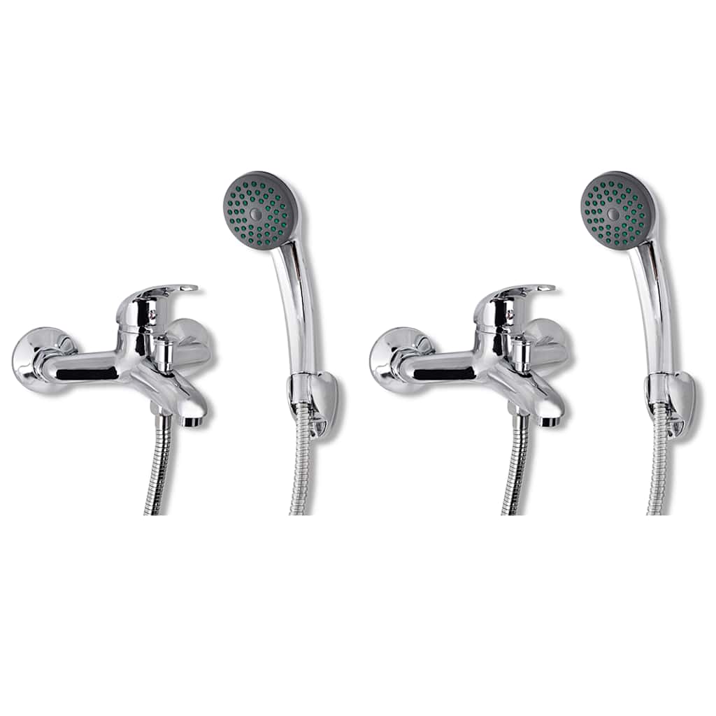 vidaXL Duschblandare 2 st