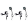 vidaXL Duschblandare 2 st