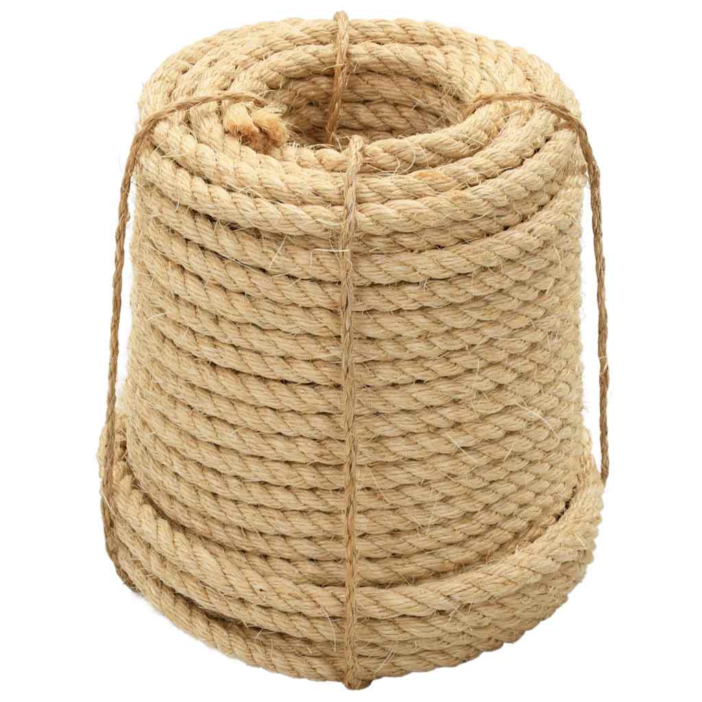 vidaXL Rep 100% sisal 12 mm 50 m