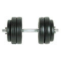 vidaXL Hantelset 9 delar 15 kg