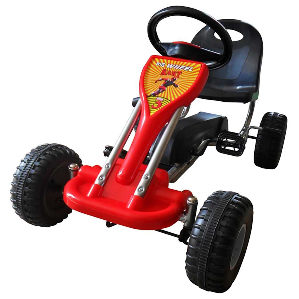 vidaXL Trampbil röd