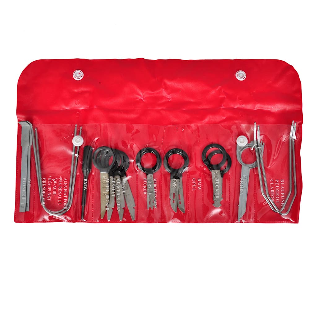 vidaXL Bilradio borttagningsnycklar 20-pack