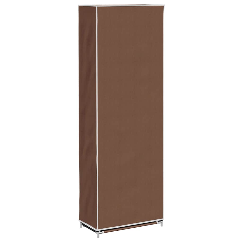 Skoskåp överdrag 162x57x29 cm brun