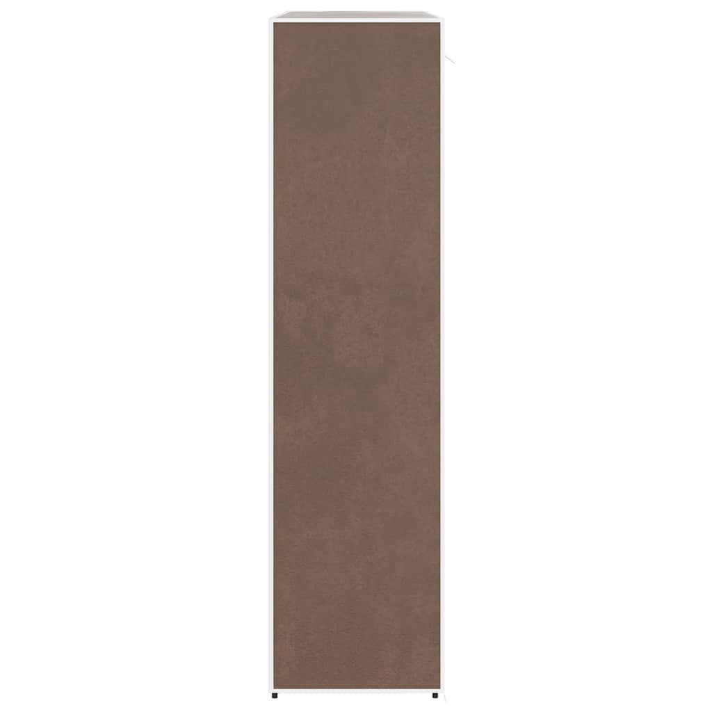 vidaXL Resegarderob med fack och stänger 45 x 150 x 176 cm brun
