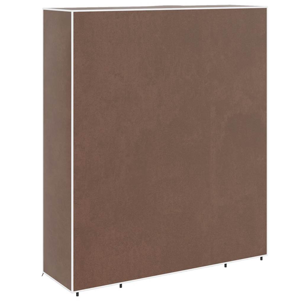 vidaXL Resegarderob med fack och stänger 45 x 150 x 176 cm brun