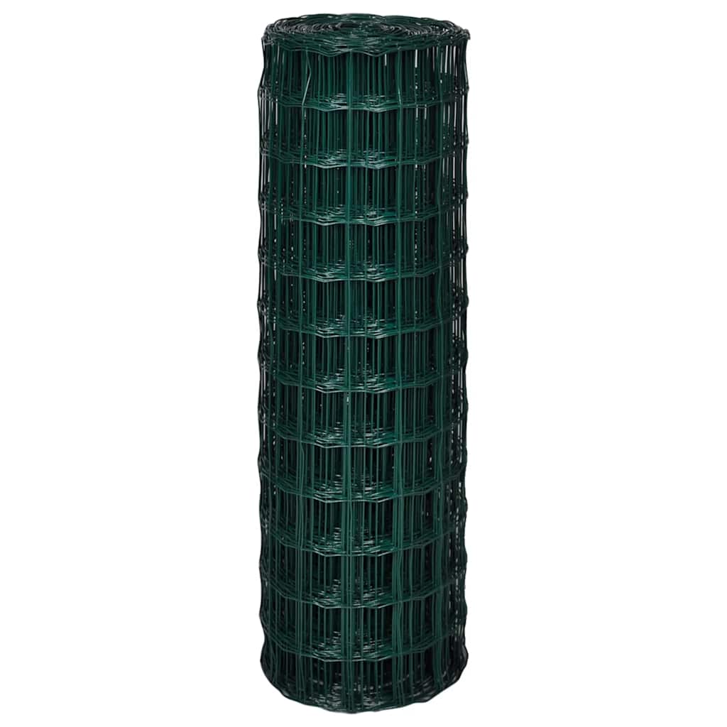 vidaXL Eurofence stål 10 x 1,2 m grön