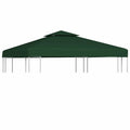 vidaXL Paviljongtak 310 g/m² 3 x 3 m grön