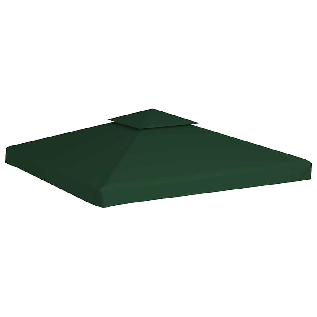 vidaXL Paviljongtak 310 g/m² 3 x 3 m grön