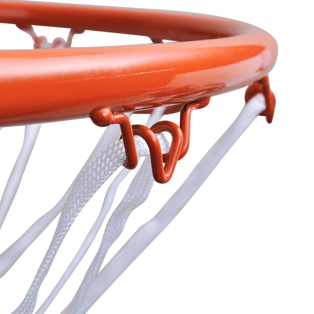 vidaXL Basketkorg med orange nät 45 cm