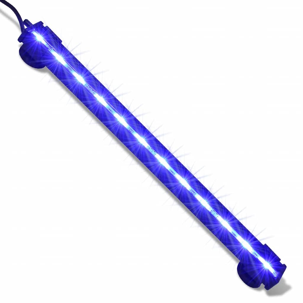 vidaXL Dränkbar akvariumlampa med bubblor RGB LED 32 cm